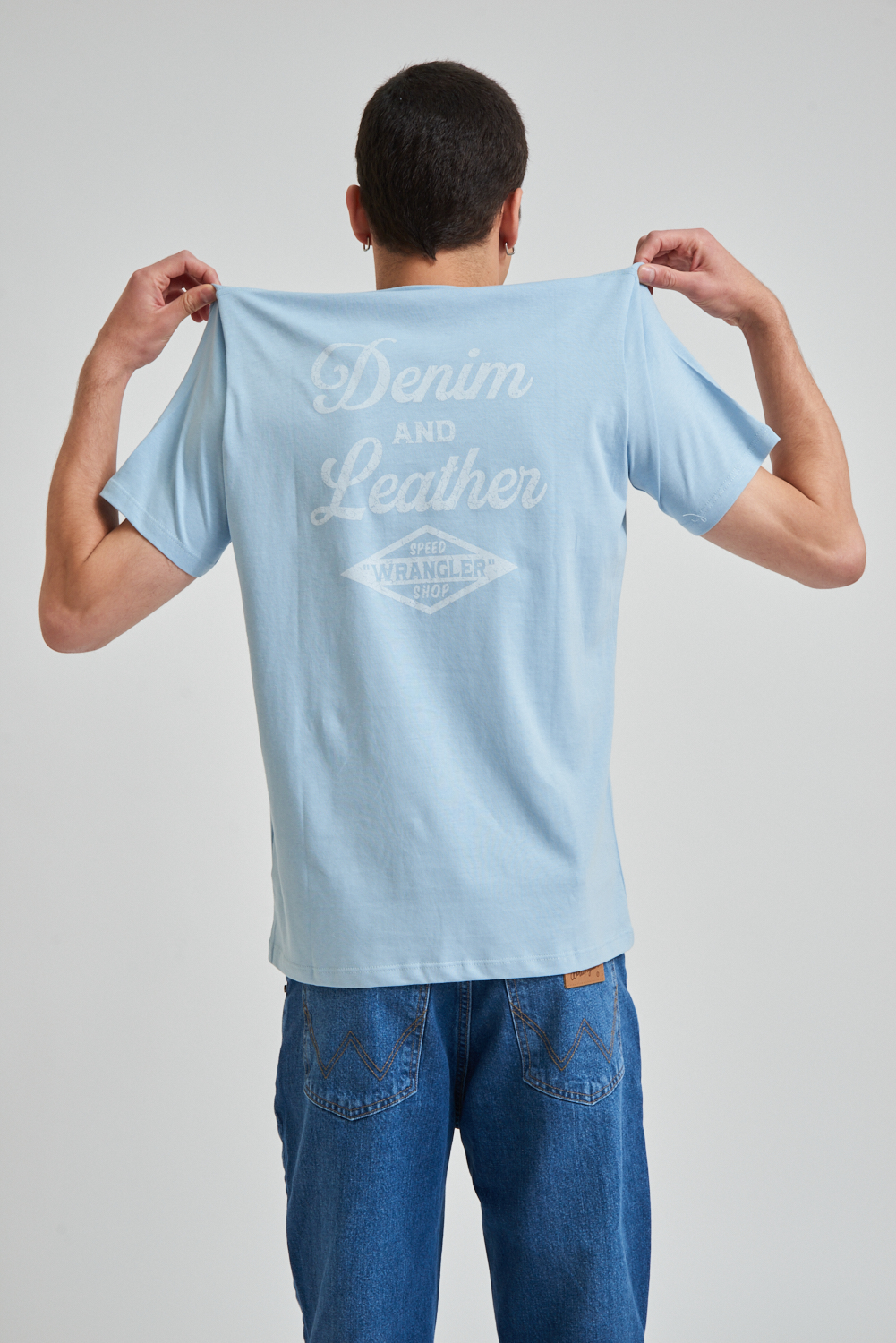 Remera Denim And Leather SS